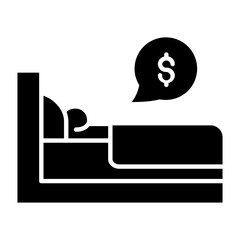 Income Glyph Icon
