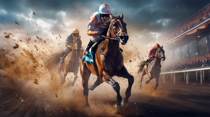 Step into the virtual arena and experience the adrenaline rush of high-speed horse racing like...