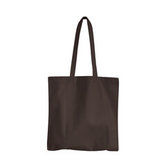 Blank tote bag mockup for presentation design, prints, patterns. Brown canvas tote bag