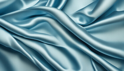 Obraz premium blue satin fabric background. wallpaper