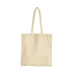 Blank tote bag mockup for presentation design, prints, patterns. Tan canvas tote bag