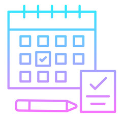 Organizer Gradient Icon
