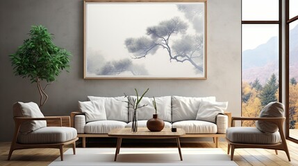 Sample frame set against a comfortable taupe bedroom backdrop.