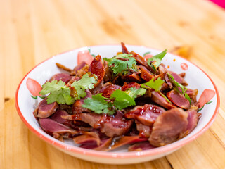 Braised duck gizzards