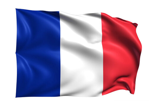  France Flag on transparent background