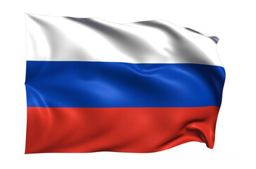 Flag on transparent background