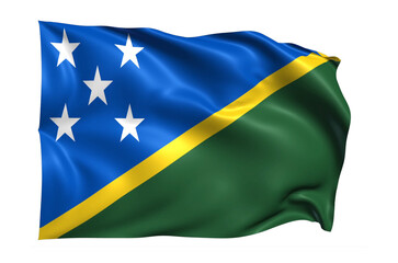 Solomon flag on trasnparent background