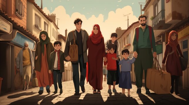 the impact of language barriers on refugee families trying to adapt. 