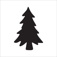 Obraz premium Christmas Tree Bundle, Christmas Tree silhouette, Christmas Tree Svg, Christmas Tree Clipart, Christmas Tree Png, Christmas Tree Vector