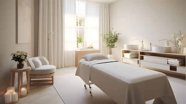 Intricate decor, soothing ambiance, and inviting massage tables, all bathed in natural daylight.