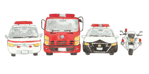 働く車1 © komalu