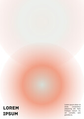 Vector Gradient Colorful Cover. Holographic Abstract Background Poster Design Template.