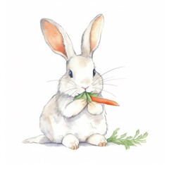 Obraz premium white rabbit 