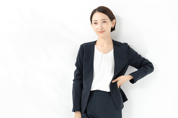 笑顔のビジネスウーマン