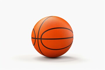 A basketball isolated on a white background