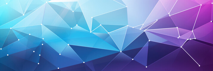 Obraz premium A blue and purple abstract background with triangles. Imaginary illustration.