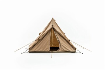 A tent isolated on a white background