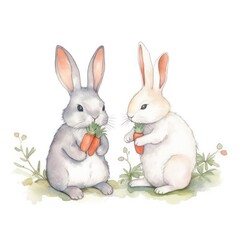 Fototapeta premium rabbit in the garden