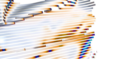 Radiant Chromatic Palette: An Enchanting 3D Journey of Colors