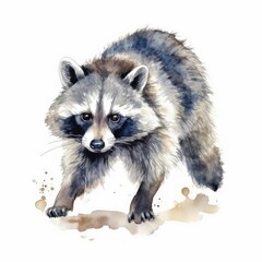 Obraz premium Raccoon illustration