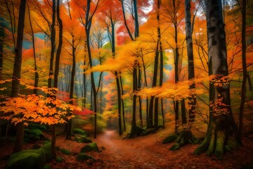 autumn in the woods