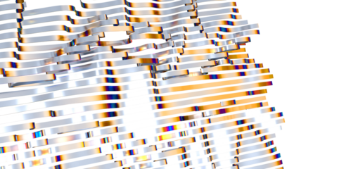 Radiant Chromatic Palette: An Enchanting 3D Journey of Colors