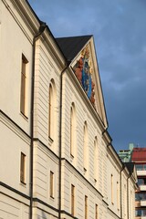 Fototapeta na wymiar Army buildings in Stockholm, Sweden