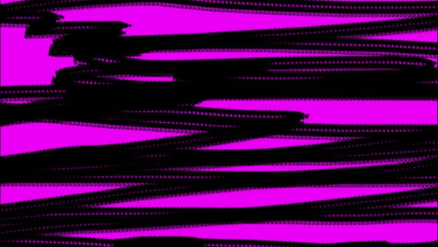 Transition animation of pink ink strokes on a black background. 4K quality transition video