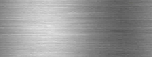 Seamless brushed metal plate background texture. Tileable industrial dull polished stainless steel, aluminum or nickel finish repeat pattern. High resolution silver grey rough metallic - obrazy, fototapety, plakaty