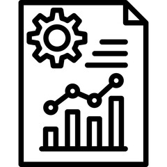 Business Report Outline Icon