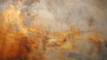  textura grunge envelhecido ferro abstrato em  Tons terrosos, cobre e dourado