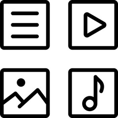 Content Outline Icon