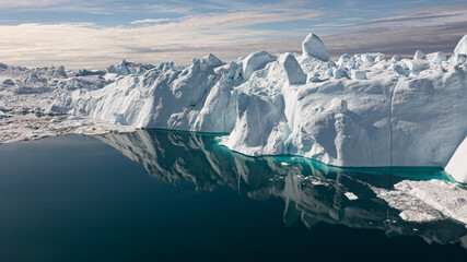 greenland ilulissat icefjord - obrazy, fototapety, plakaty