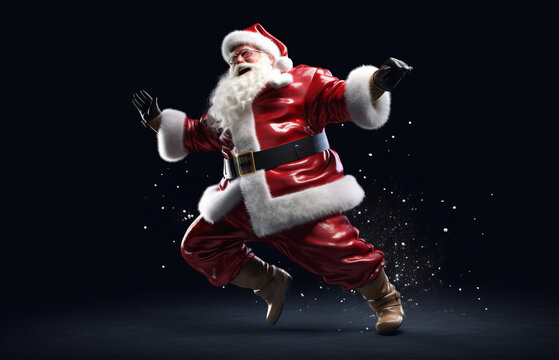 christmas, karate, santa, boy, child, people, claus, jump, red, holiday, judo, person, fun, fashion, costume, santa claus, dance, xmas