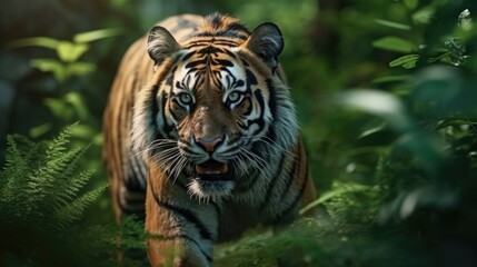 Fototapeta premium Preserve tigers on Environment Day
