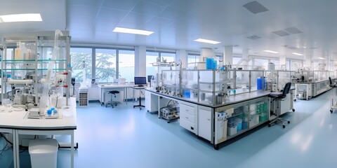 Pharmaceutical production laboratories