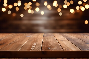 Woodn presentation background - obrazy, fototapety, plakaty