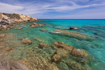 Fototapeta na wymiar mare a Villasimius - Sardegna