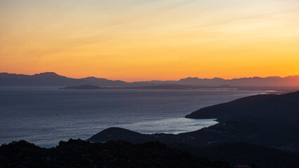 tramonto a Villasimius, Sardegna