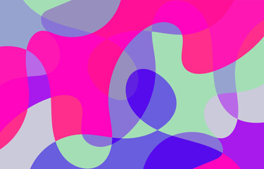 Colorful Abstract Groovy background design
