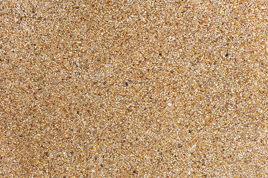 Sandwash wall design background, outdoor day light, natural material wall