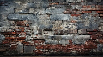 grey brick wall background  