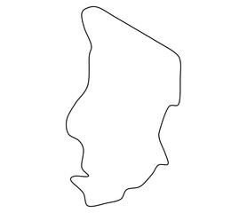 chad map, chad vector, chad outline, chad