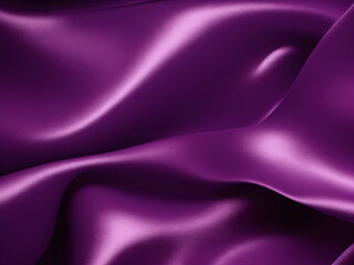 Fototapeta premium purple silk cloth texture background, luxury purple wavy silky smooth background