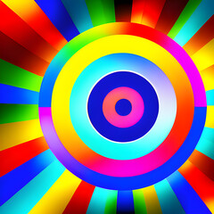 circular geometric background