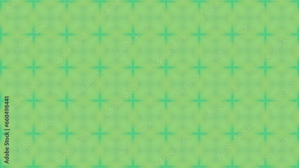 Poster abstract green kaleidoscope background video. psychedelic seamless loop background.