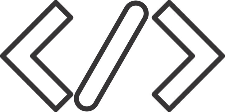 HTML coding sign