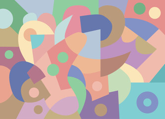 colorful abstract art for decoration