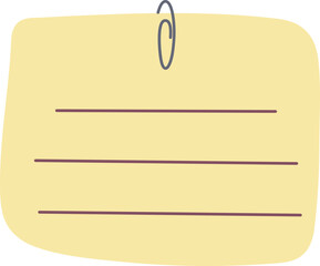 post it note paper hand drawn doodle