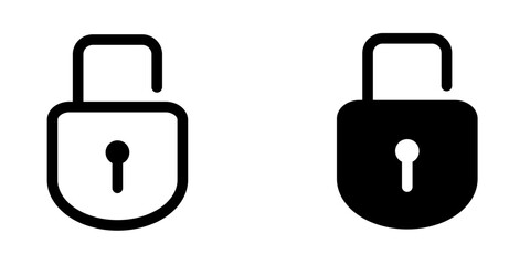 Illustration Vector graphic of padlock icon. Fit for key, safe, password, protection, secure, code etc.